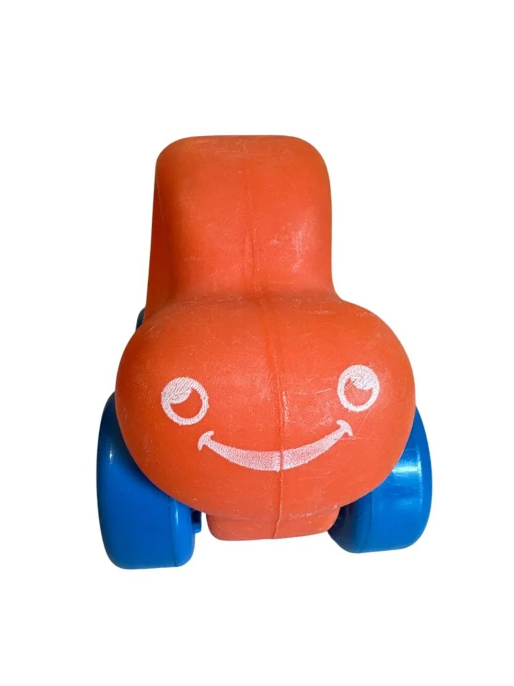 Little Tikes My First Wheels Orange Car Smiley Face Replacement Toy Vintage